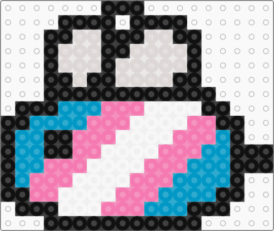 Transgender Bee Keychain - pink,light blue,pride,bee,transgender