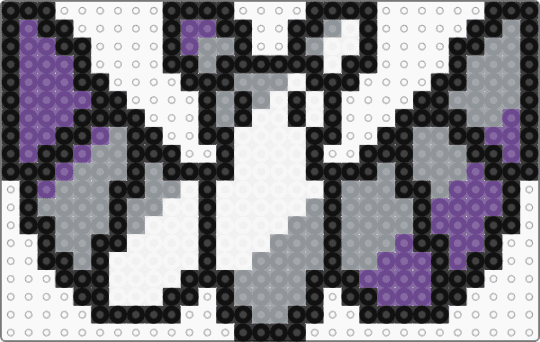Greysexual Bat - purple,gray,pride,bat,greysexual