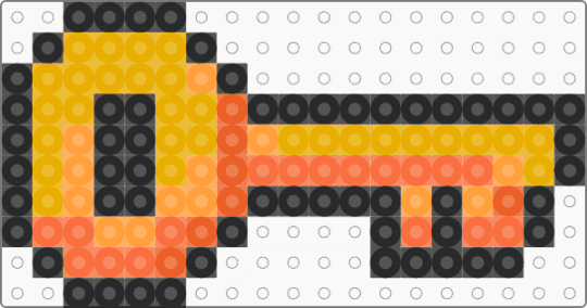 key - orange,black
