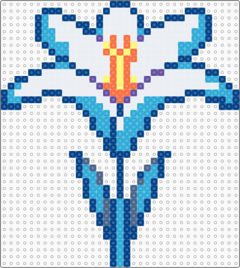 lirio - blue,light blue,lily,lirio