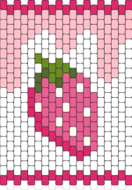 straberry bag - strawberry,bag,panel,fruit-themed,pink,white,summer