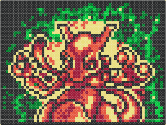 Mewtwo #2 - Pokemon TCG GB Sprite - mewtwo,panel,tapestry,video game,anime,creature,tcg,gaming,pokemon,red,green,retro