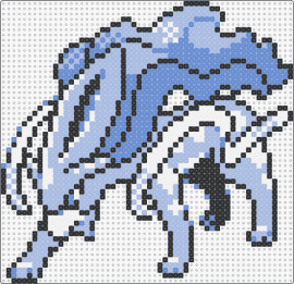 Shiny Suicune - PKMN Crystal - suicune,pokemon,character,gaming,light blue