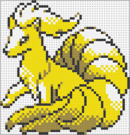 Ninetales - PKMN Crystal - ninetails,pokemon,character,gaming,evolution,vulpix,yellow