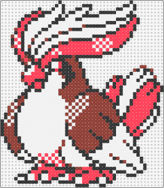 Pidgeot - Pokemon Crystal - pidgeot,pokemon,character,bird,gaming,white,brown,red