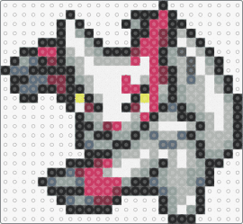 Zangoose - Pokemon Mystery Dungeon Red Rescue v2 - zangoose,pokemon,character,gaming,red,gray