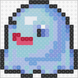 Poyomon - Digimon D-Project - poyomon,digimon,character,cute,gaming,pastel,light blue,purple,red