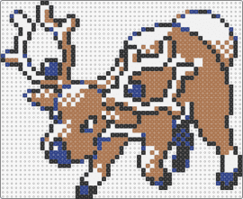 Stantler - PKMN Crystal - stantler,pokemon,character,gaming,brown,white