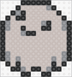 Lil' Ghostie - Poyomon - Digital Monster World - poyomon,ghost,digimon,character,cute,gaming,gray,beige