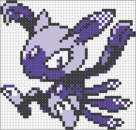 Hisui Sneasel - GSC Era Sprite - sneasle,pokemon,character,gaming,purple