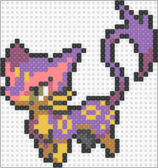 Liepard - PKMN Sw/SH Menu Sprite - yellow,pink,liepard,pokemon,cat