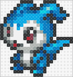 Chibimon - Digimon D-Project - chibimon,digimon,character,gaming,redblue,white,gray