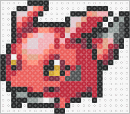 Gigimon - Digimon D-Project - gigimon,digimon,character,gaming,red,pink