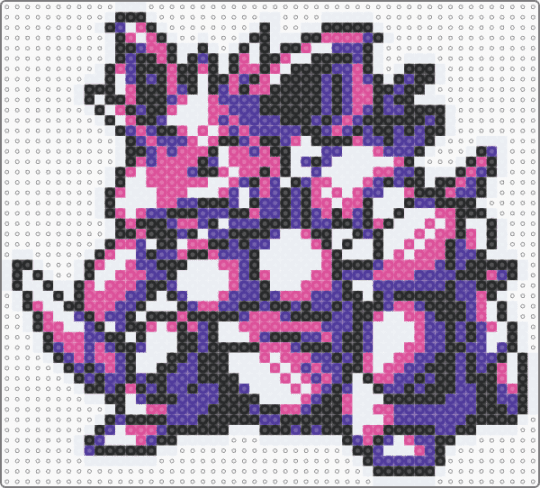 Nidoking w/out BG - PKMN TCG GB - nidoking,video game,creature,pokemon tcg,base set,gaming,pokemon,pink,purple,retro