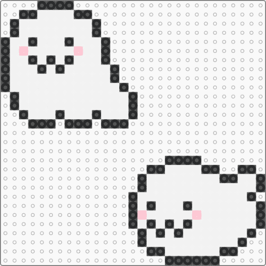 Mini Lil' Ghosts - OC - white,ghost,mini,spooky,halloween,cute,kawaii