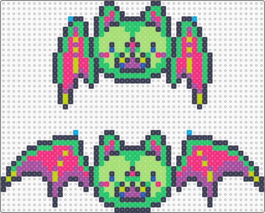 Candied Bats! - bats,fuzzy,neon,psychedelic,animal,halloween,spooky,holiday,food,colorful,purple,pink,green,bat,candy,cute,oc sprite,acid