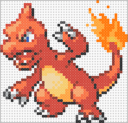 Charmeleon - PKMN FRLG - lizard,video game,gaming,pokemon,red,orange,charmeleon,fire