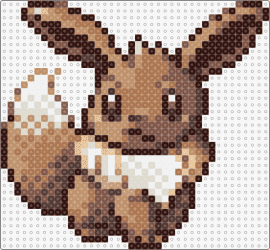 Eevee  (more colors version) - PKMN Gold - eevee,pokemon,character,gaming,cute,brown,tan