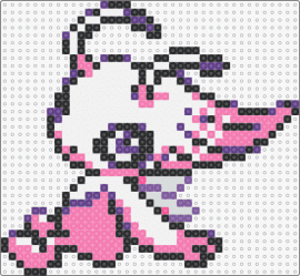 Shiny Celebi - PKMN Crystal - celebi,pokemon,character,gaming,pink,white