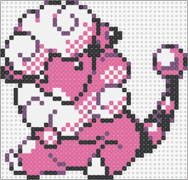 Flaaffy - PKMN Crystal - flaaffy,pokemon,character,gaming,sheep,pink,white