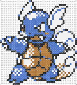 Wartortle - PKMN Crystal - wartortle,pokemon,character,gaming,evolution,squirtle,blue,tan,white