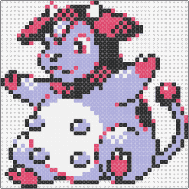 Shiny Miltank - PKMN Crystal - miltank,pokemon,character,gaming,cow,pink,purple