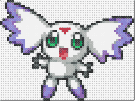 Calumon - Digimon Story - calumon,digimon,character,cute,gaming,white,purple,gray