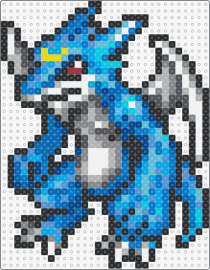 XVmon - Digimon D-Project - xvmon,digimon,character,gaming,winged,blue,gray