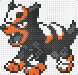 Houndour - PKMN Crystal - houndour,pokemon,character,gaming,dog,orange,black