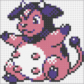 Miltank - PKMN Crystal - miltank,pokemon,character,gaming,cow,pink,purple