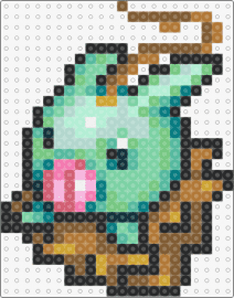 Minomon - Digimon D-Project - minomon,digimon,character,gaming,teal,brown,tan