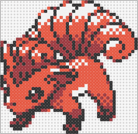 Vulpix - PKMN Crystal - vulpix,pokemon,character,gaming,red,orange