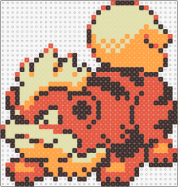 Growlithe - Pokemon Silver Sprite - growlithe,pokemon,character,gaming,cute,orange,tan