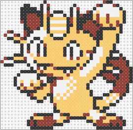 Meowth - PKMN Crystal - meowth,pokemon,character,gaming,cat,orange,tan,brown