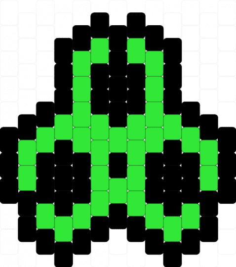 (6.3.4) Biohazard Symbol - black,green