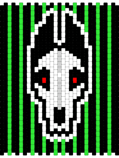 Bag Panel - black, green