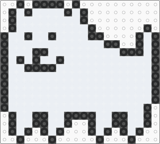 annoying dog - black,white,undertale,deltarune,utdr,annoying dog,toby fox,dog