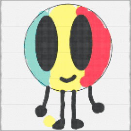 Snow Cone :D - smiley,character,cute,green,yellow,red