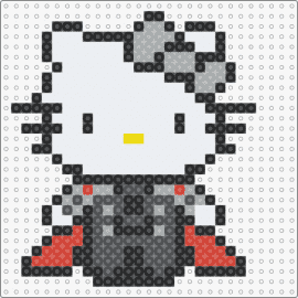 Thor Hello Kitty - hello kitty,thor,costume,sanrio,marvel,cape,white,gray
