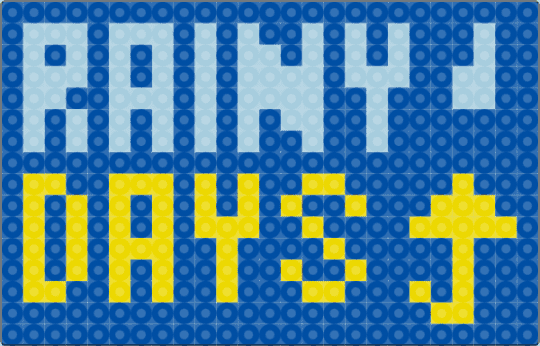 Rainy Days - blue