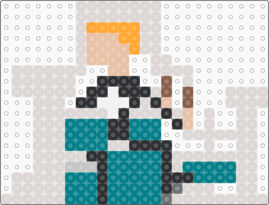 Sam Love Actually - beige,teal
