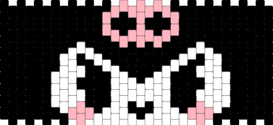 BLACK KUROMI MULTISTITCH - black,pink,white