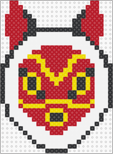 Princess Mononoke Mask - red