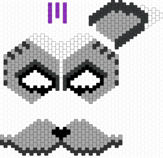 !!REMIX!! wolf mask! - beige, cotdwolves