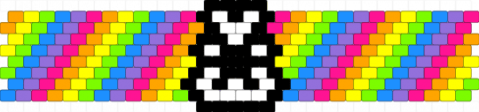 🔁>:3 rainbow - pink,yellow,light blue,colorful