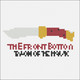 The Front Bottoms - talon of the hawk,front bottoms,knife,album,music,band,gray,red