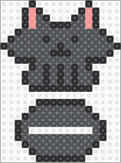 Gray Cat Standee - cat, figure, gray, gray cat, kitty, stand, standee