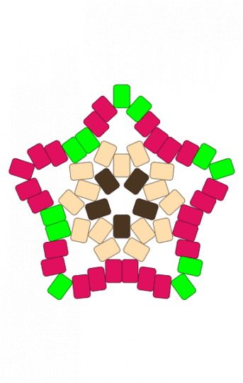 Dragonfruit Star! - beige, dragonfly, fruit, pink, star