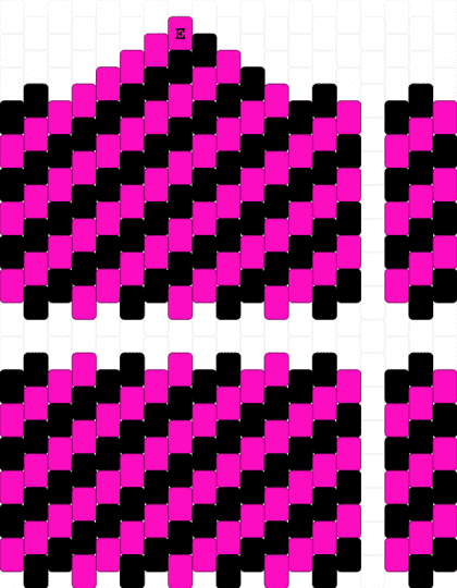 Scene Wallet - 3d, black, kandi, pink, scene, wallet