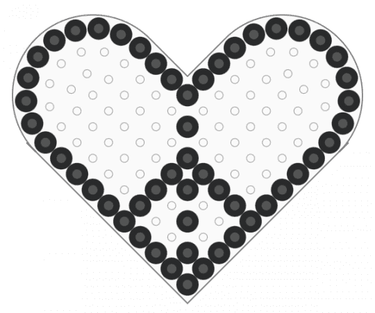 Peace sign but it’s a  heart - black, heart, peace, sign